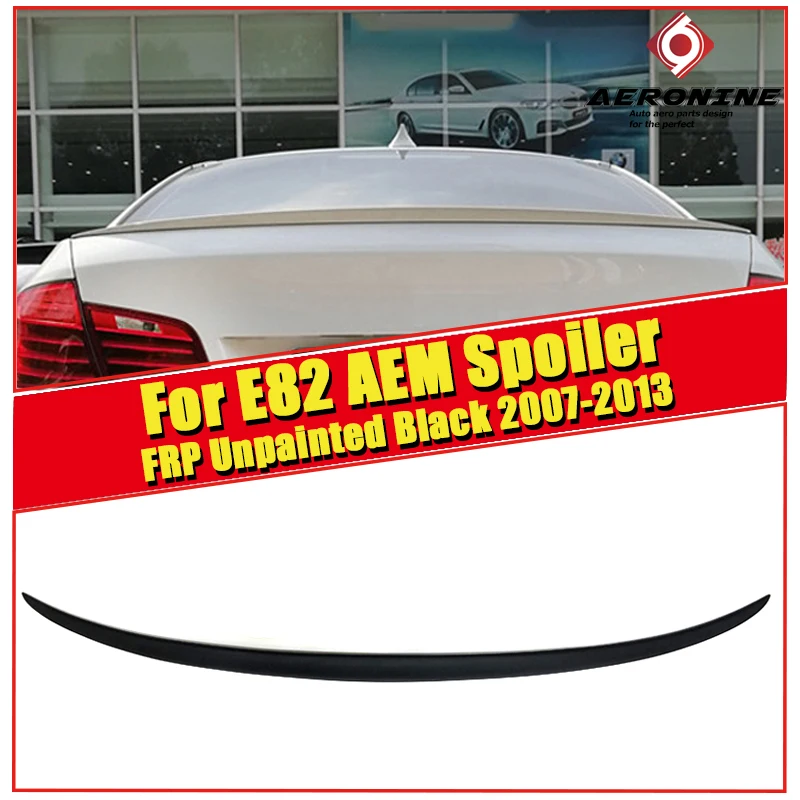 

For BMW E82 Rear trunk Spoiler Wing Tail FRP Unpainted M3 Style 1 Series 118i 120i 125i 128i 130i 135i 135is Wings Spoiler 07-13