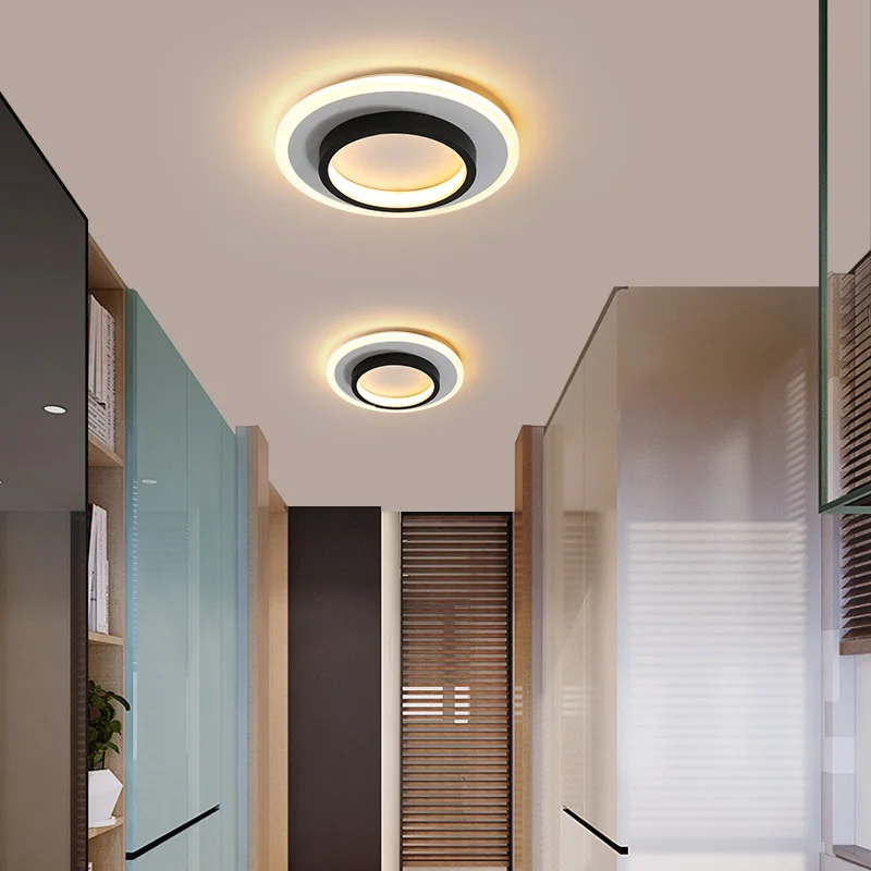 Современный светодиодный потолочный светильник+ светильник для гостиной, спальни, Lustre Avize светодиодный потолочный светильник для прохода, коридора, круглой квадратной формы