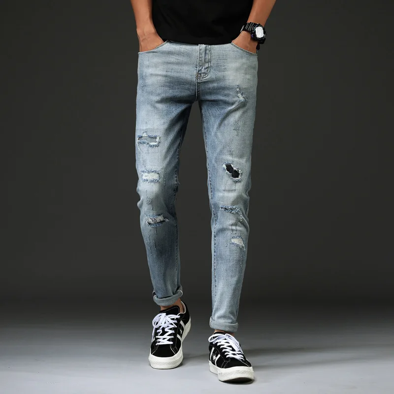 Spring/Summer Light colored Breaker Jeans Two piecesJeans AliExpress