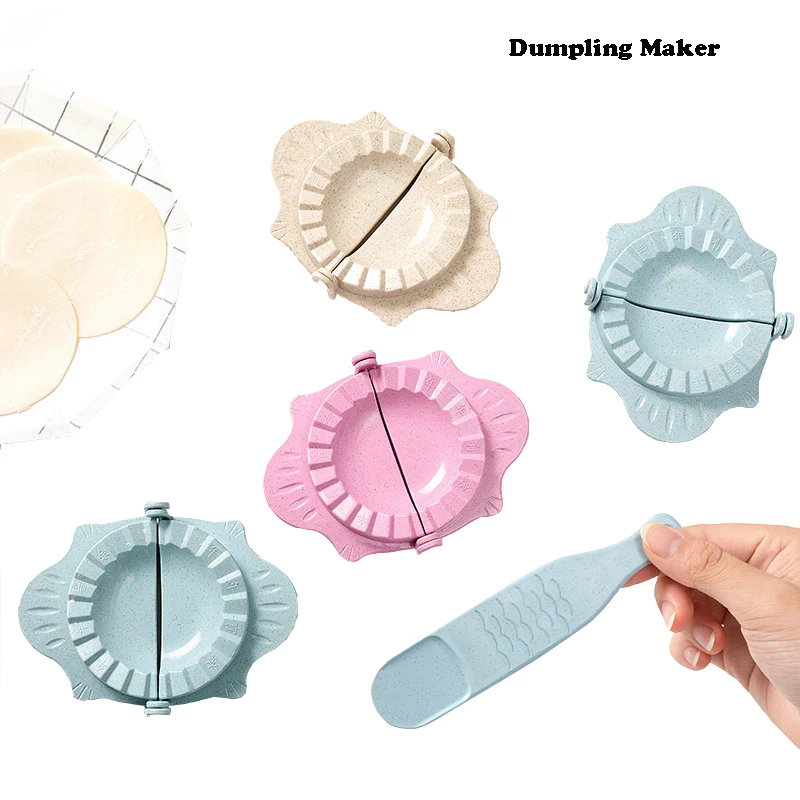 

Home DIY Dumplings Maker Kitchen Tools Making Dumplings Eco-friendly Raw Material Kitchen Accessories With Stuffing Spoon Gift