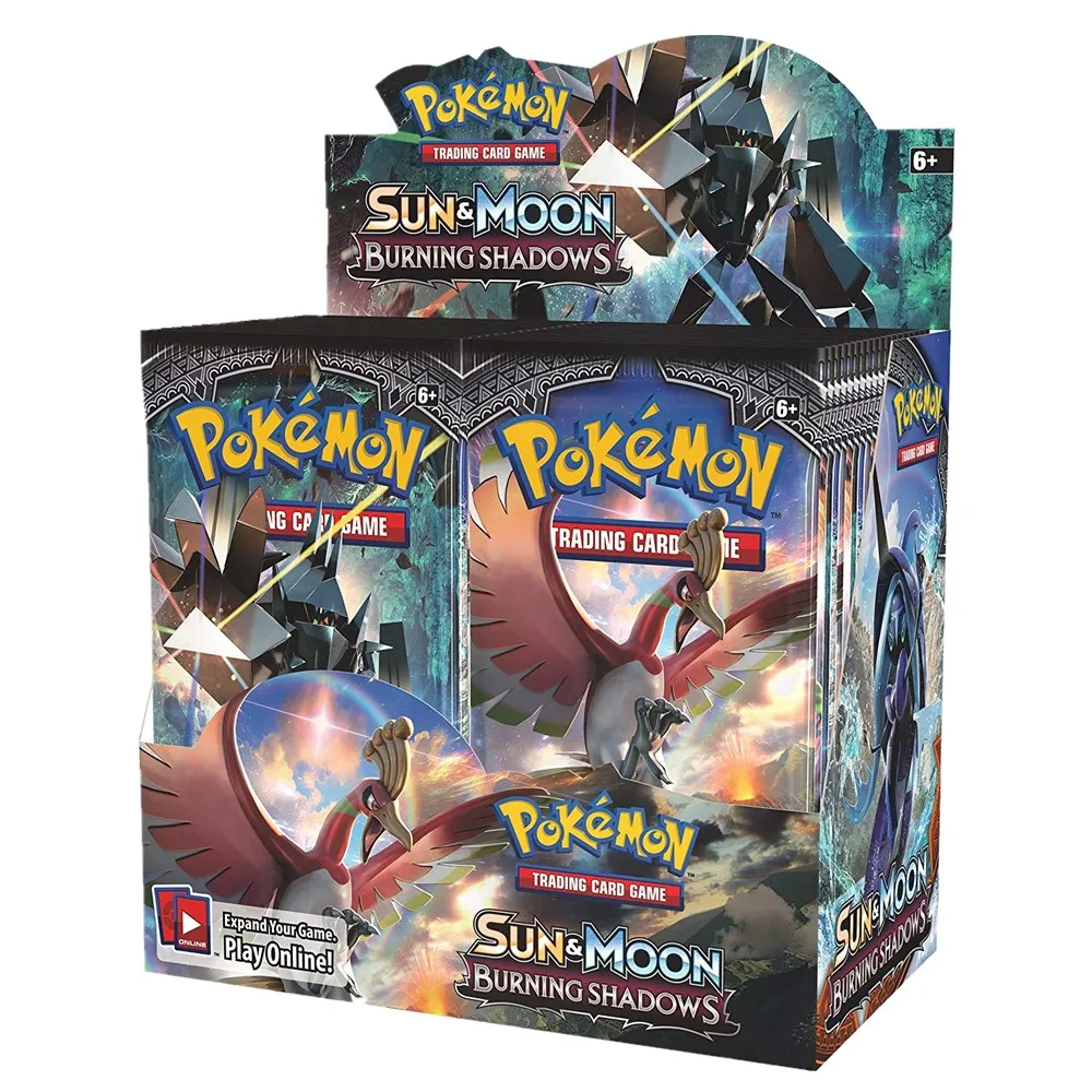 324Pcs/box Pokemon Cards Sun & Moon Ultra Prism 36 Packs Booster Box Family Game 