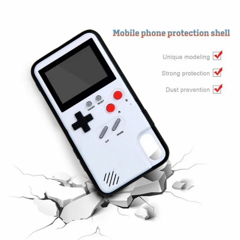 

Newly Gameboy Phone Case Game Console Color Display 36 Small Games For Huawei Mate 20 Pro/ P20 Pro/ P20/ NOVE 3/ P30/ P30 Pro
