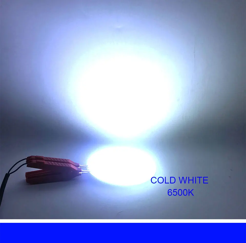 DC12V Dimmable Round COB LED Lamp Panel Lights 12V 50W LED Bulb with Dimmer Blue Warm Cold White Color Aluminum COB Board 108MM (11)