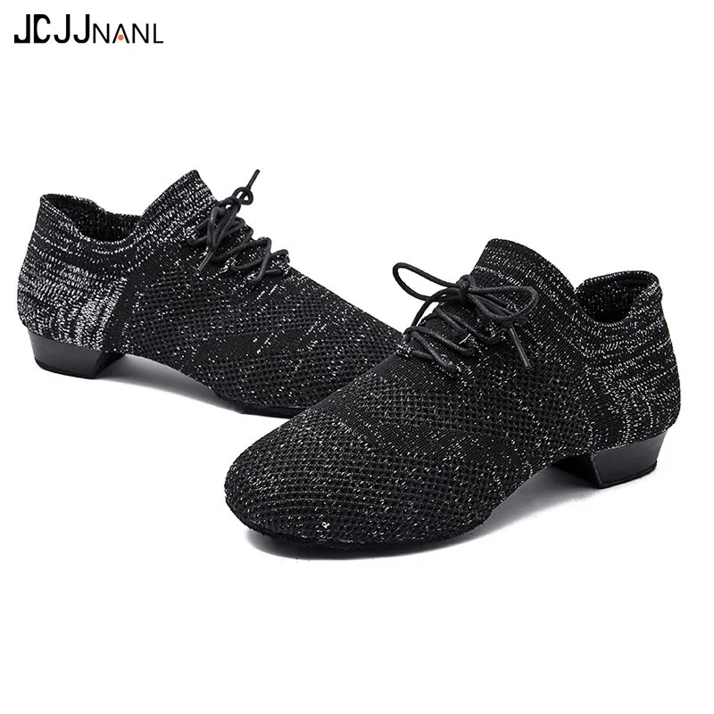 Черные новые носки танцевальная обувь Мягкая ChaCha обучение учителя современные