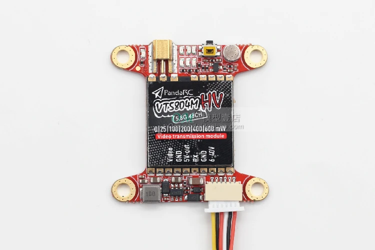 PandaRC VT5804M HV FPV видео передатчик 5 8G 48CH 25/100/200/400/600 мВт переключаемый OSD Регулируемый