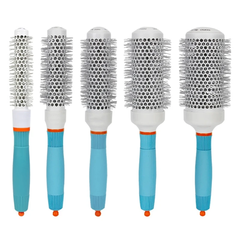 Antistatic Comb Detangling Round Hair Brush Professional Round Barrel