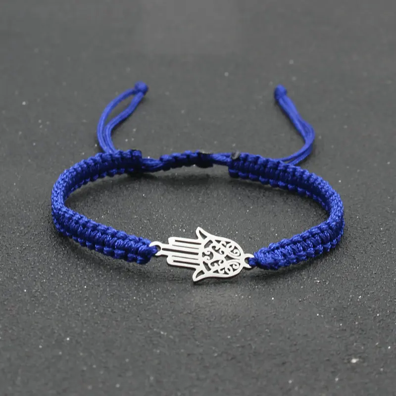 Amazon.com: Nazareth Store Blue Beads Evil Eye Bracelet Hamsa Hand Of Fatima  For Men Women Stretch Bracelets Lucky Charm: Clothing, Shoes & Jewelry