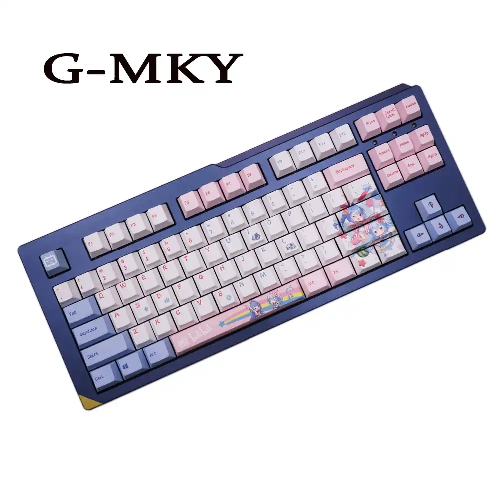 G Mky Bilibili 108 キーキャップ桜プロファイル昇華型キーキャップthick Pbtキーキャップmxスイッチ機械式キーボードキーキャップ Keyboards Aliexpress