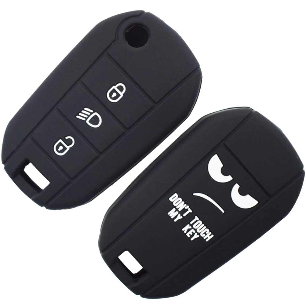 Cover chiave telecomando in silicone per Peugeot 208 308 408 508 2008 3008 4008 RCZ - H1f22fe408c474eeebb67cd45e9028c21R