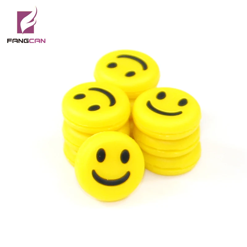 Tennis Accessories Tennis Racket Shock Absorber FANGCAN 6PC Smiley Face Tennis Dampener Silicone Tennis Racket Antivibrador