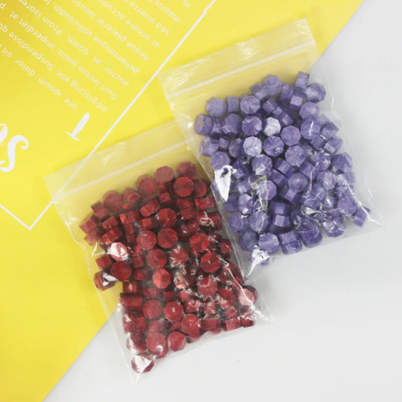 Уплотнительные восковые бусины в одном пакете гранулированные зернистые