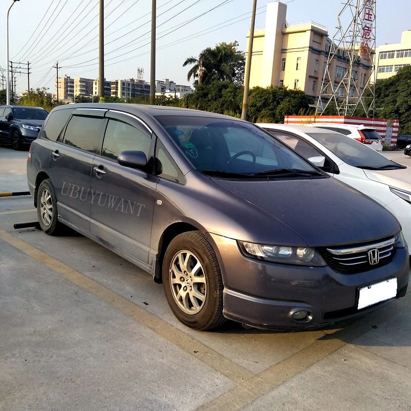 Для Honda odyssey 2005 2006 2007 2008 Пластик черное окно козырек Vent Оттенки Защита от солнца дождь дефлектор гвардии авто аксессуары 4 шт./компл