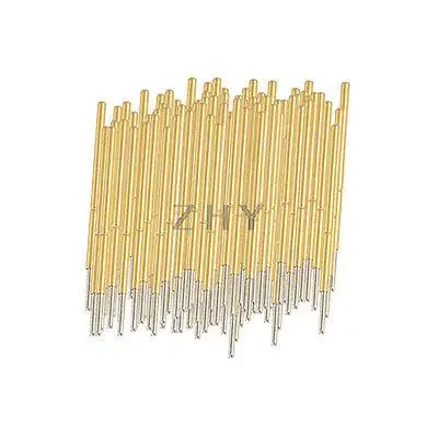

100 Pcs 0.4mm Dia Crosscut Tip Spring Test Probes