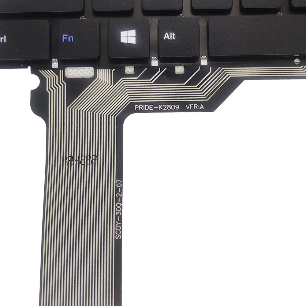 US RU Keyboard for Zeuslap Laptop PRIDE-K2809 SCDY-300-2-07