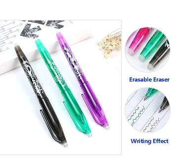 

Creative Erasable Multi Function Pen 0.5mm Chunky Ballpoint Signature Gel Pen School Office Supply Gift Stationery One Pcs