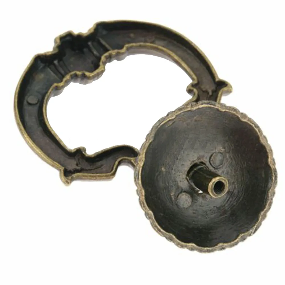 

Retro Door Handle Puller Single Hole Ring Grips Cabinet Decoration Zinc Alloy Brand New Handle