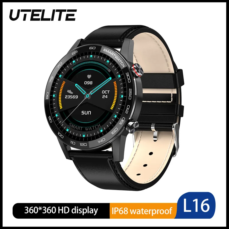 Смарт часы UTELITE L16 спортивные с поддержкой Bluetooth и Пульсометром|Смарт-часы| |