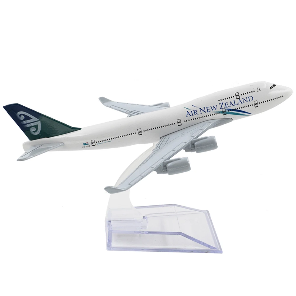 1/400 Scale Aircraft Boeing 747 Air New Zealand 16cm Alloy Plane B747 Model Toys Children Kids Gift for Collection | Игрушки и хобби