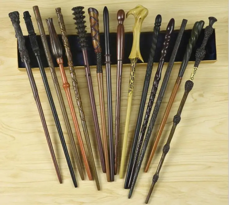 

Original Version Metal Core Deluxe COS Colsplay Core Luna Voldemort Hermione Magic Magical Wand Gift Box Packing
