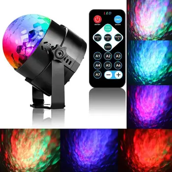 

Party Light Disco Ball Strobe Light with 7 Colors Disco Light Stage Light for Festival Bar Club Party Wedding