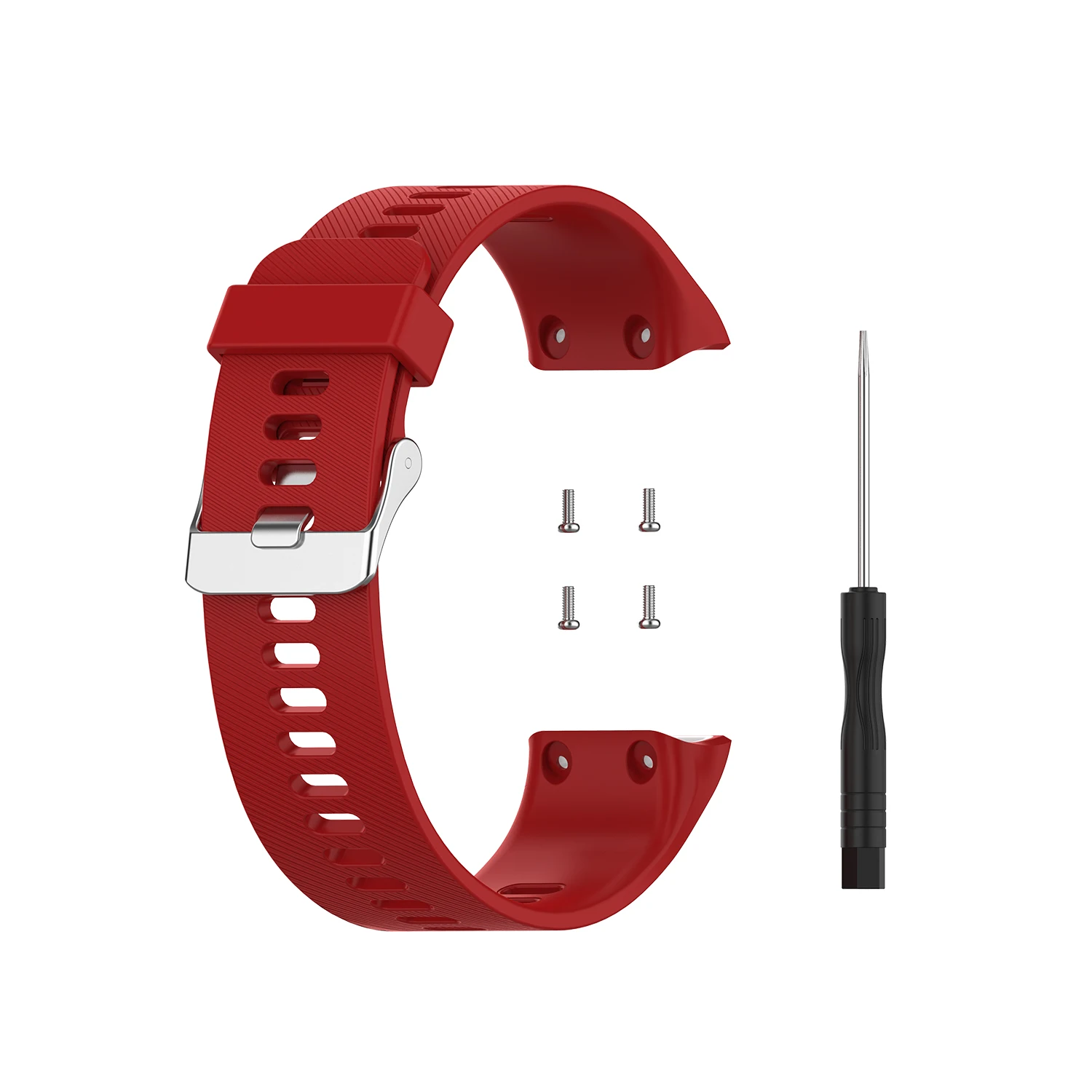 Red FIFATA быстросъемный сменный ремешок для часов Garmin Forerunner 35 Смарт-часы силиконовый браслет для Garmin Forerunner 30 - Цвет: Red