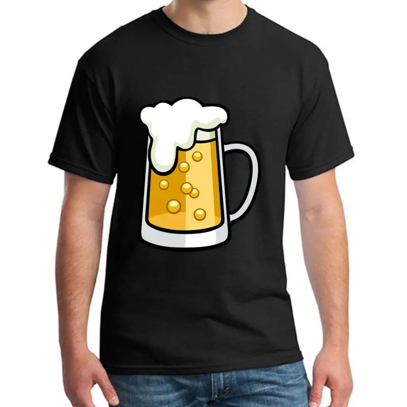 

fashion Glass Of Beer t-shirt loose size 5xl Famous Comical streetwear mens tee t shirts Building Tee top