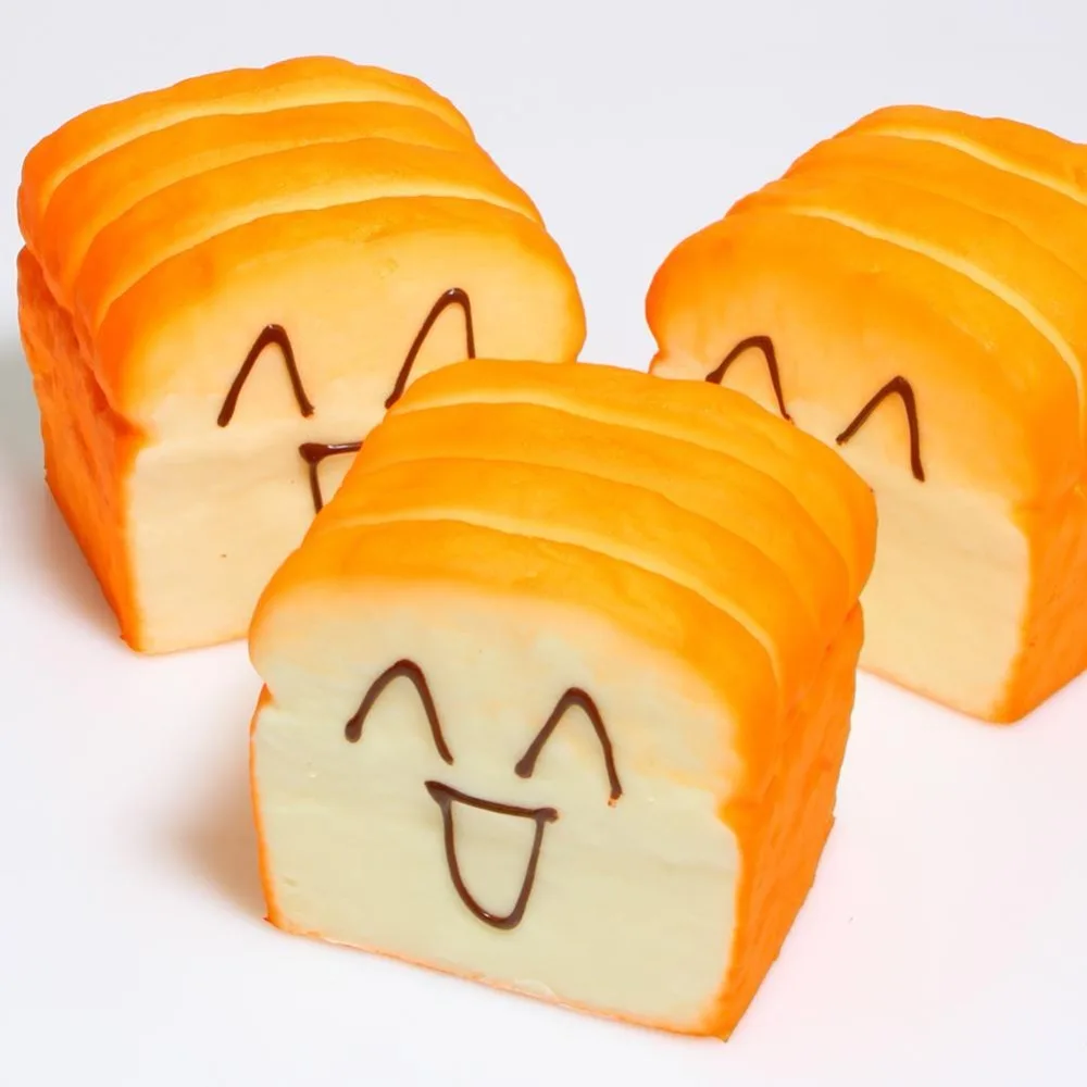 

Antistress Scented Sweet Charms Bread Kids Toy Food Pretend Play Kitchen Toys Squishy Slow Rising Slice Bread Antistress Toy