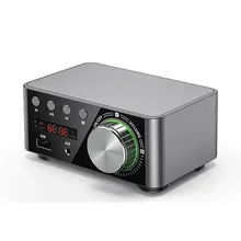

Mini Audio HiFi Bluetooth 5.0 Power Class D Amplifier Tpa3116 Digital Amp 50W*2 Home Audio Car Marine USB/AUX IN