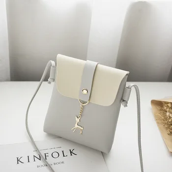 

Bags Girls Fawn Decoration Summer PU Leather Crossbody Bags Casual Women Shoulder Bags