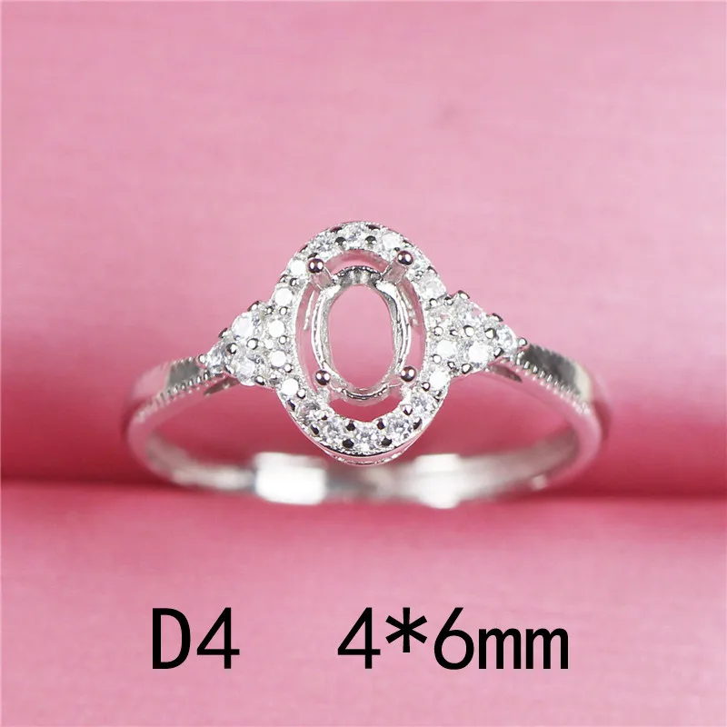 925 sterling silver ring settings without