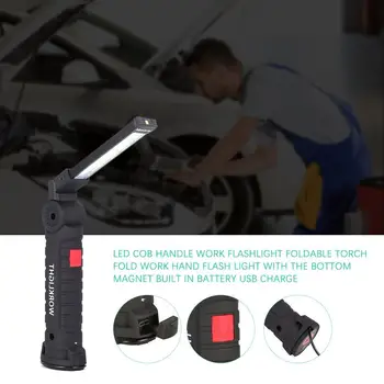 

Mini Multifunction Pen COB LED Work Light Inspection Repair Torch Flashlight with Magnetic Base Clip for Biking Workshop