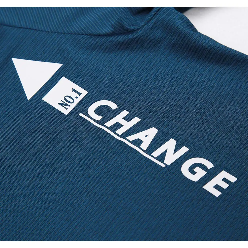 Fall Men's Running Sports T-Shirt, Quick-Drying Compression Training Hooded T-Shirt ,Rashguard for Men Fitness,Gym Coach Clothes