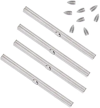 

KAOBUY 4PCS Practical Clasp Lock Packs - Metal Purse Frame Kiss Clasp Lock 7.48Inch For Bag Making,Purse Making,Leather Craft