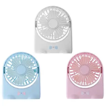 

Colourful LED Light Fan 3 Modes Speed Mini Desktop Rechargeable Air Cooler