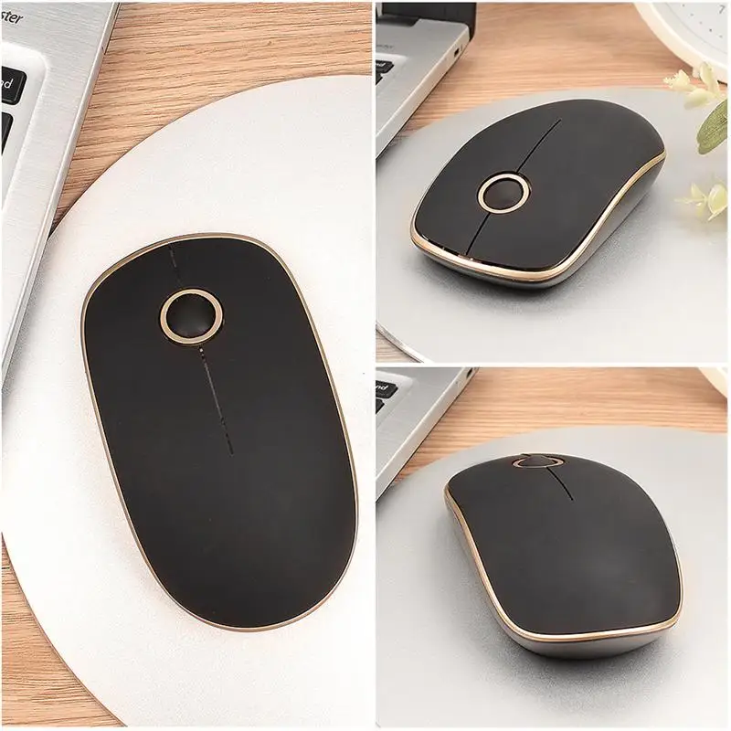 Беспроводная мышь 2 4G бесшумная компьютерная 1200DPI эргономичная звуковая USB ПК