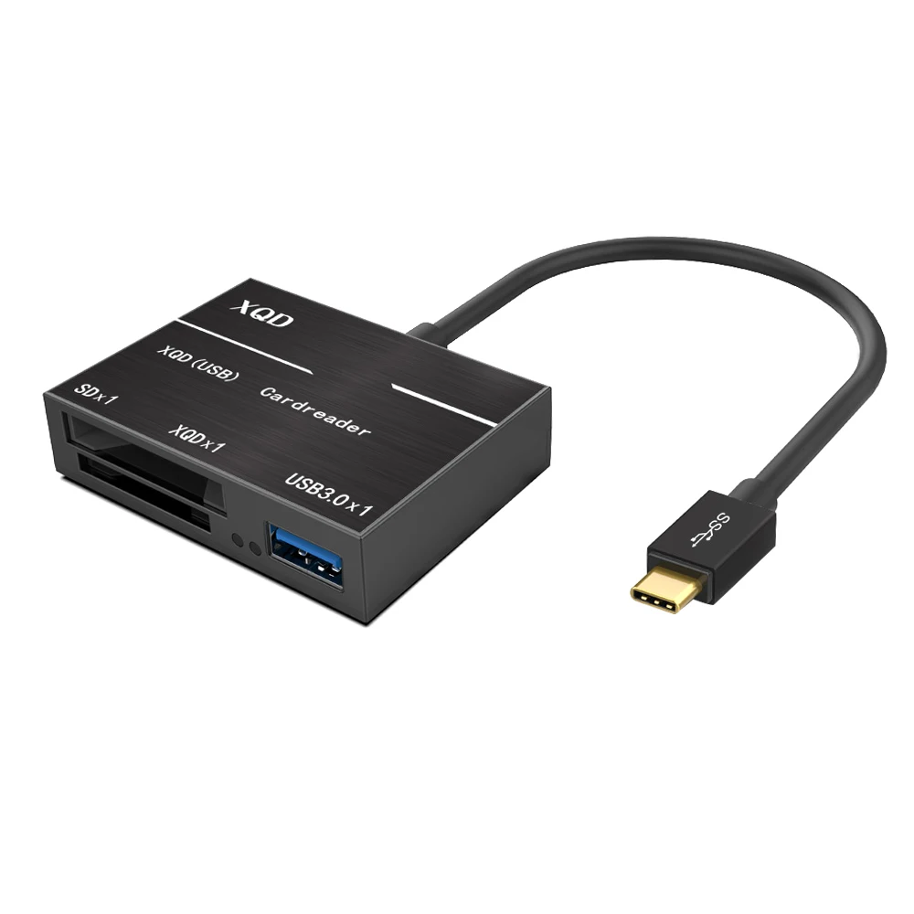 Готовый запас USB 3,0 type C USB для SD XQD кардридер Кабель-адаптер камера USB3.0/2,0 XQD ABS Портативный для sony G серии