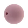 New Color 100PC Silicone 15mm Round Baby Teether Loose Bead Bpa Free Newborn Chewing Teething Necklace Bracelet Jewelry Making 4