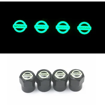 

Luminous Car Styling Auto Emblem AIR VALVE CAP Case For Nissan Nismo X-trail Almera Qashqai Tiida Teana Skyline Juke Accessories