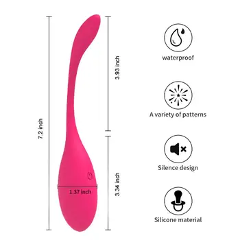 Silicone Vibrator APP Wireless Remote G-spot Massage Clitoris Stimulator Kegel Ball Vibrating Egg Adult Games Sex Toys for Women
