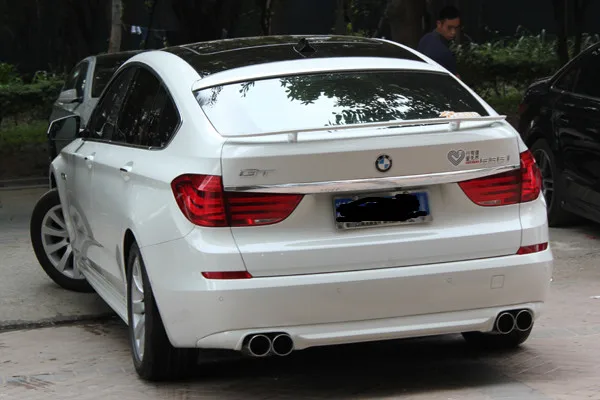 Для BMW 5Series GT HM Style FRP праймер задний багажник спойлер крыло 2010 2013|spoiler wing|trunk lip