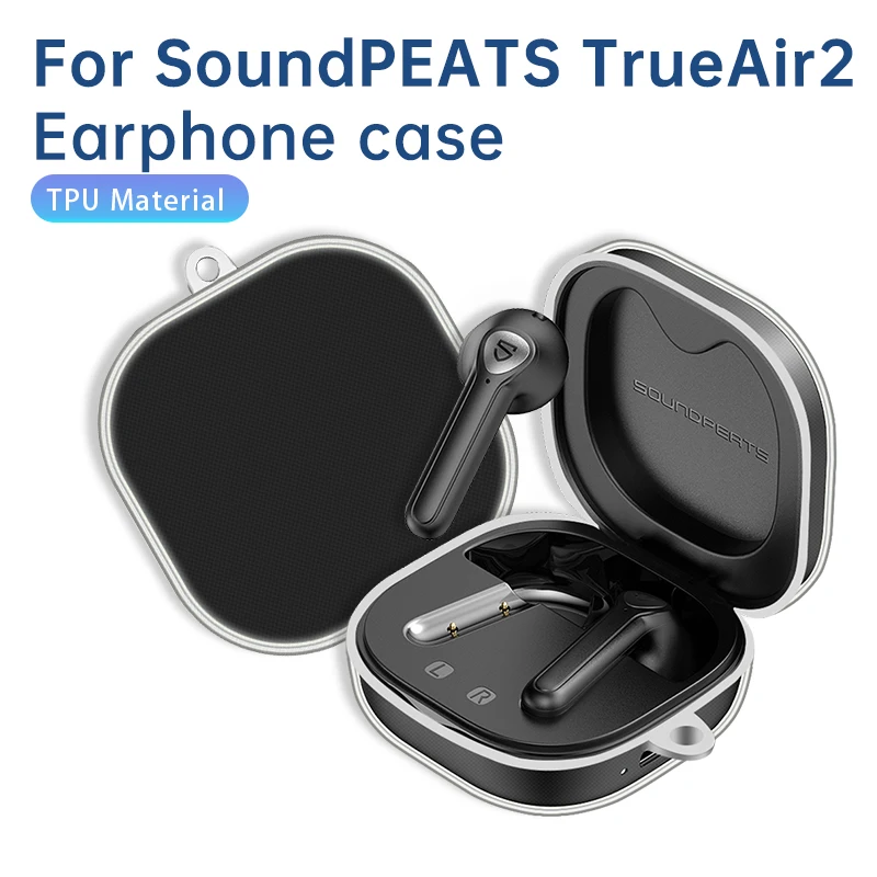 Earphones Case for SoundPEATS Trueair2 Earbuds Charging Box Dustproof  Covers