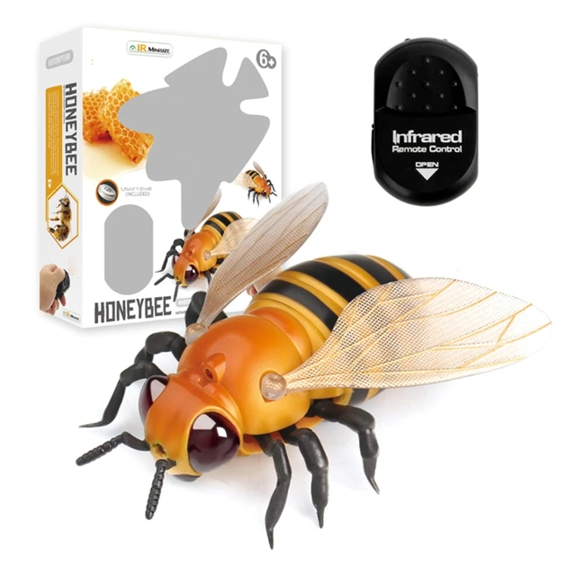 Creative Gift for Kids&Adults Remote Control Insect Kids Trick Toy Plastic Made Realisic Ladybug/Praying Mantis/Bee D5QA 2