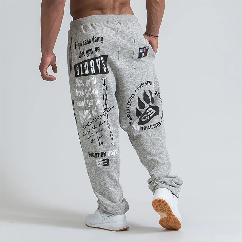 golf pants Joggers Sweatpants Men Casual Pants Solid Color Gyms Fitness Workout Sportswear Trousers Autumn Winter Male Crossfit Track Pants white joggers