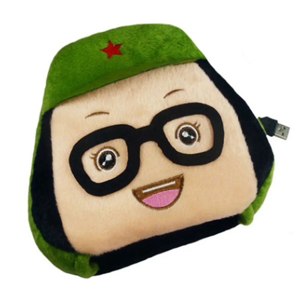 Коврик для мыши с подогревом зимний теплый коврик толстый мультяшный USB порт