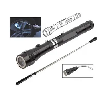 

Flexible Head Flashlight Hose Lamp Telescopic Magnet Torch Light Pick Up Tool