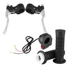 Ручками убить на переключатель включения/выключения дроссельной заслонки набор рычагов качество алюминия и АБС-пластика Материал для карманного велосипеда мини мотоцикл