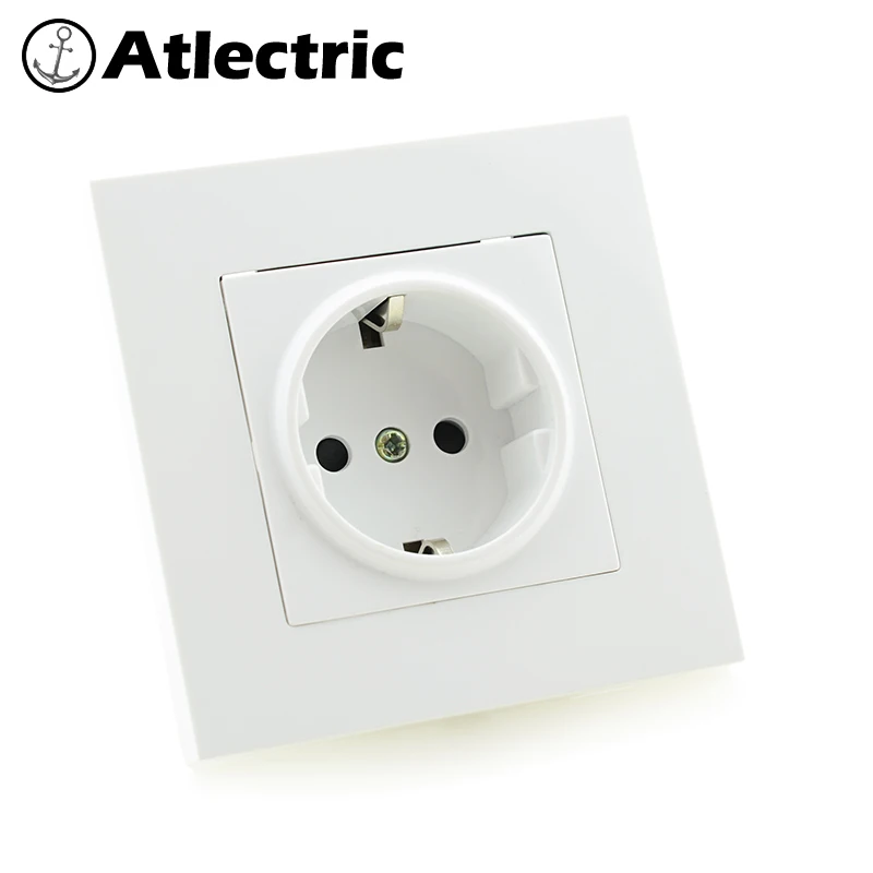 Atlectric 86 Тип пластиковая панель 1 2 3 4 банда способ питания Светильник розетка