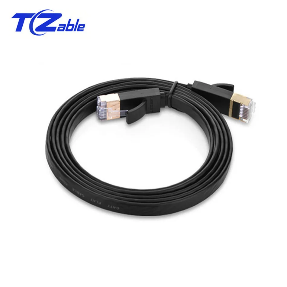 Ethernet Кабель Cat 7 плоский RJ45 Lan кабель RJ 45 сетевой Соединительный шнур для