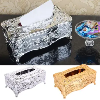 

2 Colors Acrylic KTV Tissue Boxes Holder Luxury Tissue Box Cover Large Volume High Grade Universal Tissue Box