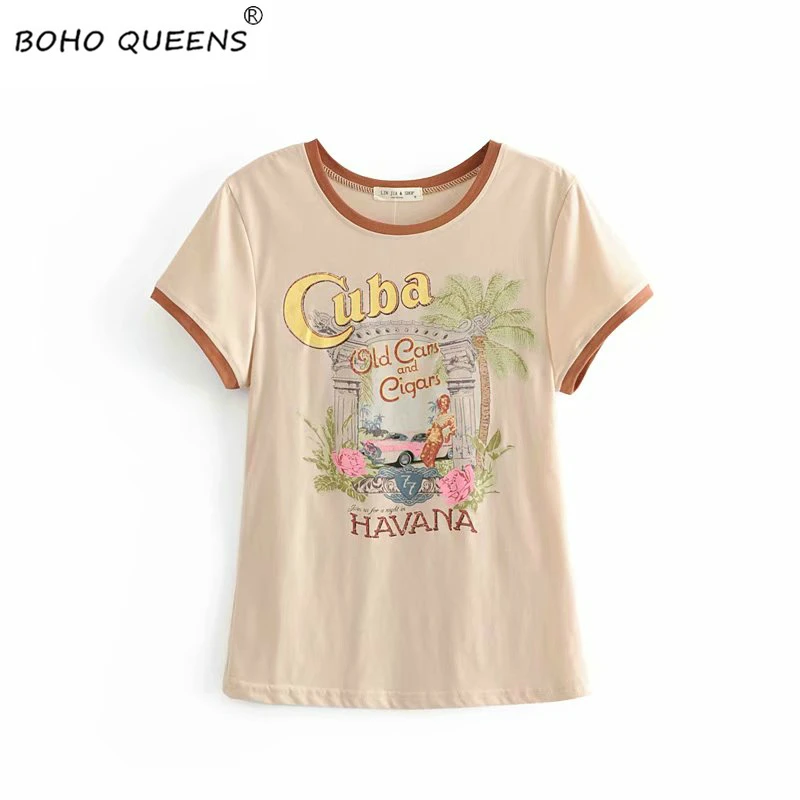 Boho, летняя, винтажная, шикарная, женская, с принтом дерева, короткий рукав, футболка, для девушек, топы, хлопок, хиппи, футболка, пара, camiseta feminina